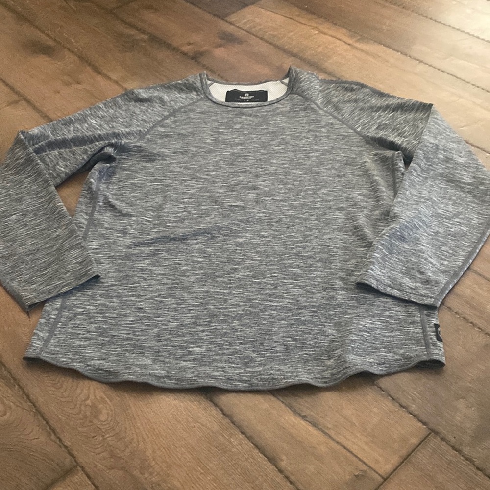 Reigning Champ Long Sleeves Sweatshirt Pullover Gray Large